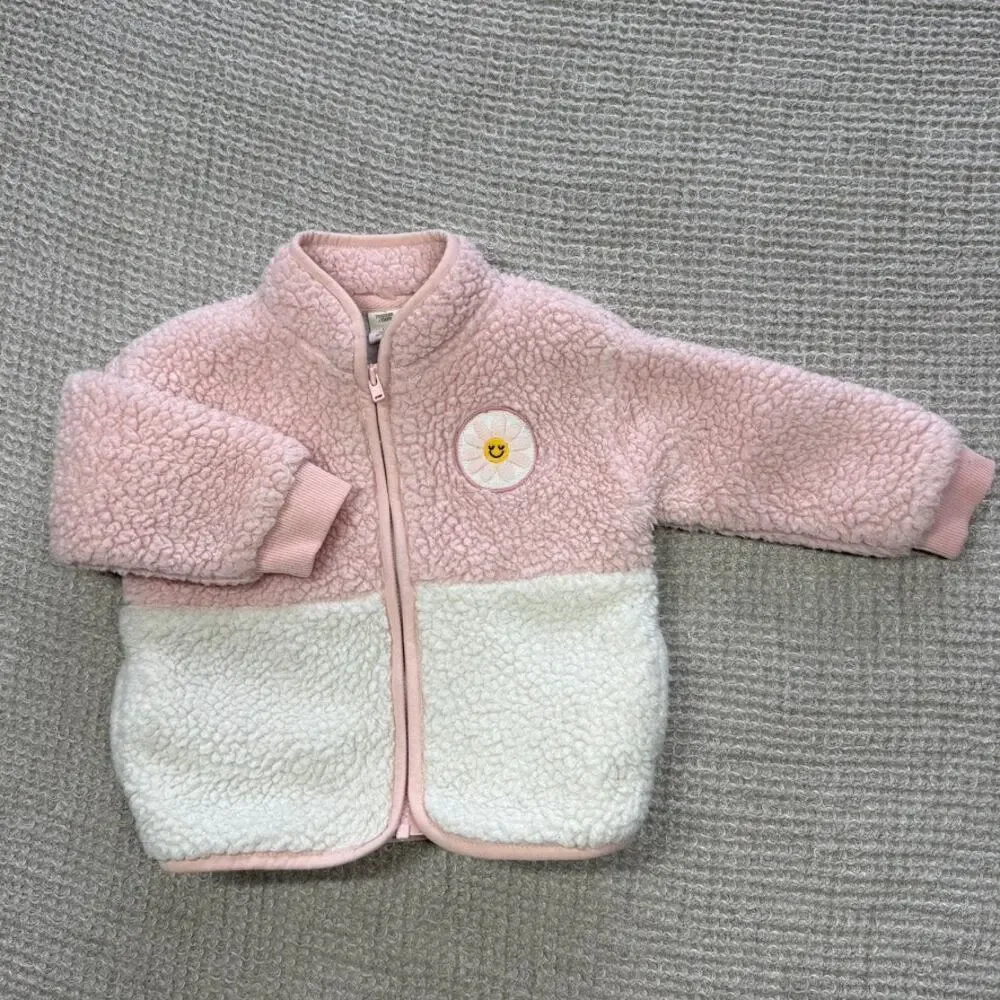 Tucker + Tate Daisy Jacket Zip Up Fleece 12 mo
